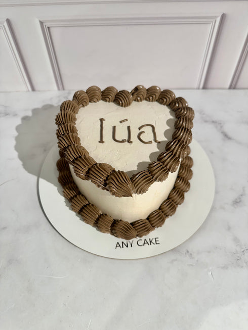 Vintage Cake Corazón